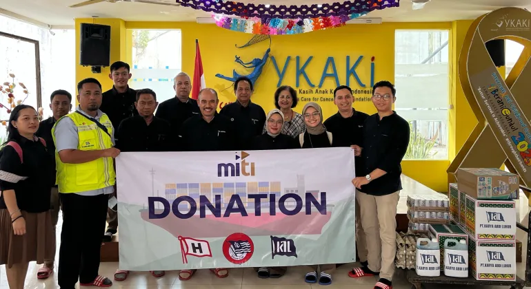 PT Karya Abdi Luhur berbagi bersama MITI Grup ke Yayasan Kasih Anak Kanker Indonesia